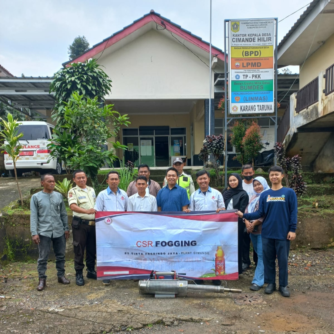 Antisipasi Wabah DBD, TFJ Cimande Kembali Fogging Lingkungan Warga Cimande Hilir