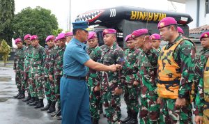 Tanggap Darurat, TNI AL Gelar Pengecekan Satgas Bencana Wilayah Kota Batam
