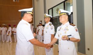 Regenerasi Tongkat Komando, Danlantamal IV Pimpin Sertijab Danlanal Ranai