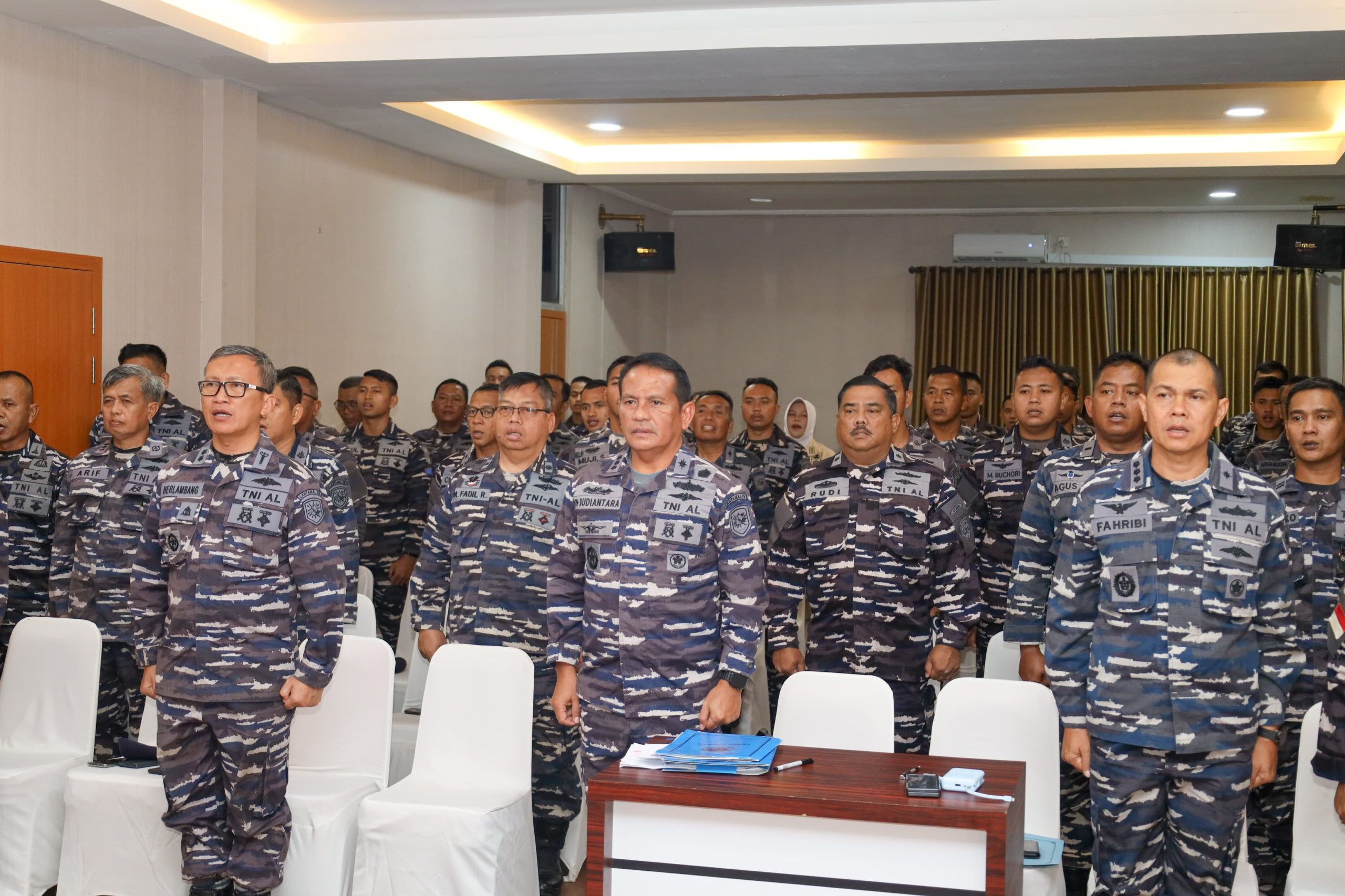 LANTAMAL IV IKUTI EXIT BRIEFING PANGKOARMADA I SECARA VIRTUAL