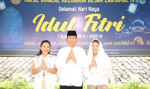 Takbir Berkumandang, Komandan Beserta Prajurit Lantamal IV Melaksanakan Sholat Idul Fitri dan Dilanjutkan Halal Bihalal