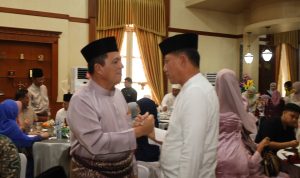 Jalin Silaturahmi Danlantamal IV Hadiri Open House Gubernur Kepri