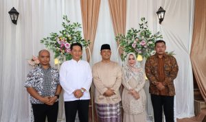 Perkuat Tali Silahturahmi, Danlantamal IV Batam Hadiri Open House Ketua DPRD Kepulauan Riau