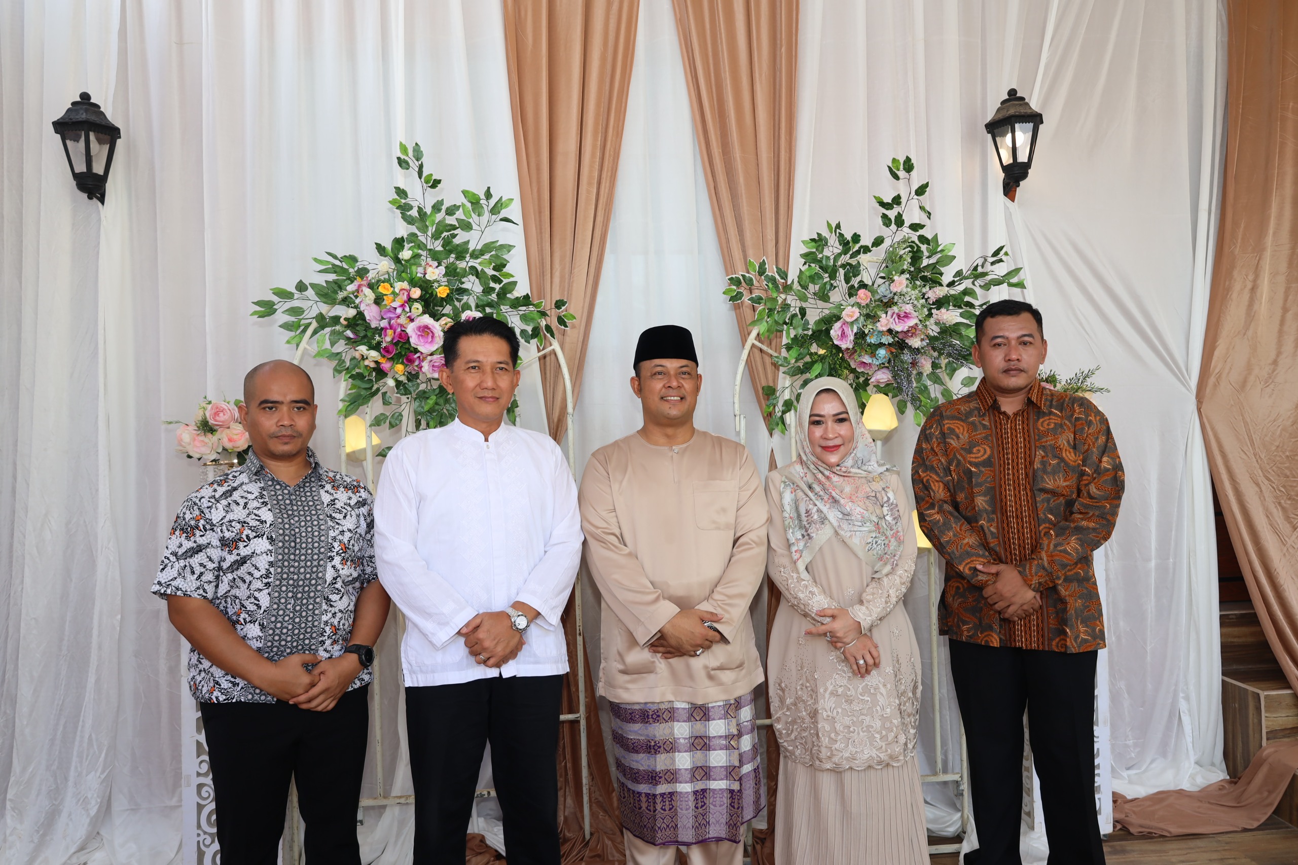 Perkuat Tali Silahturahmi, Danlantamal IV Batam Hadiri Open House Ketua DPRD Kepulauan Riau