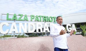 Wali Kota Tinjau Tulisan Plaza Patriot Candrabhaga yang Hilang Dua Huruf