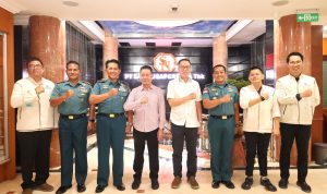 Danlantamal IV Batam Silaturahmi Ke PT SAT Nusapersada Tbk