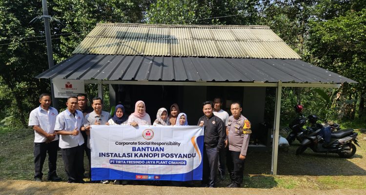 Program CSR, TFJ Cimande Bangun Instalasi Posyandu Warga Cimande Hilir