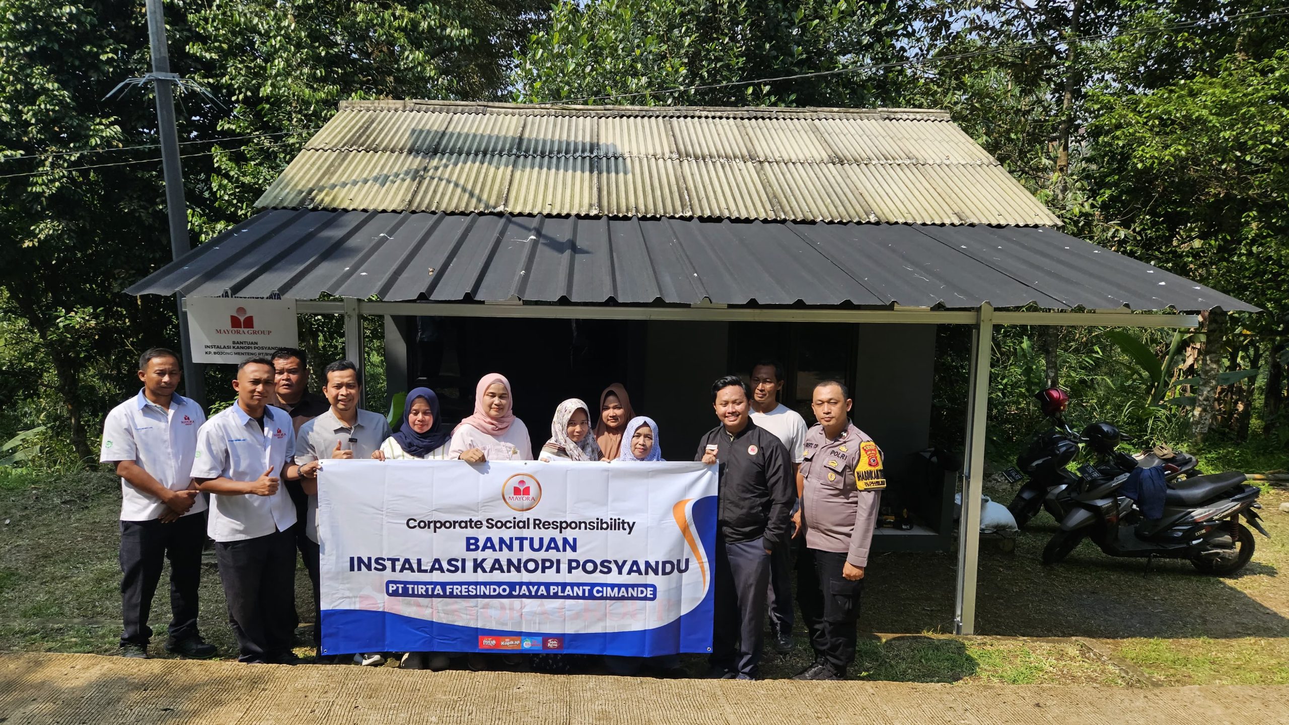 Program CSR, TFJ Cimande Bangun Instalasi Posyandu Warga Cimande Hilir