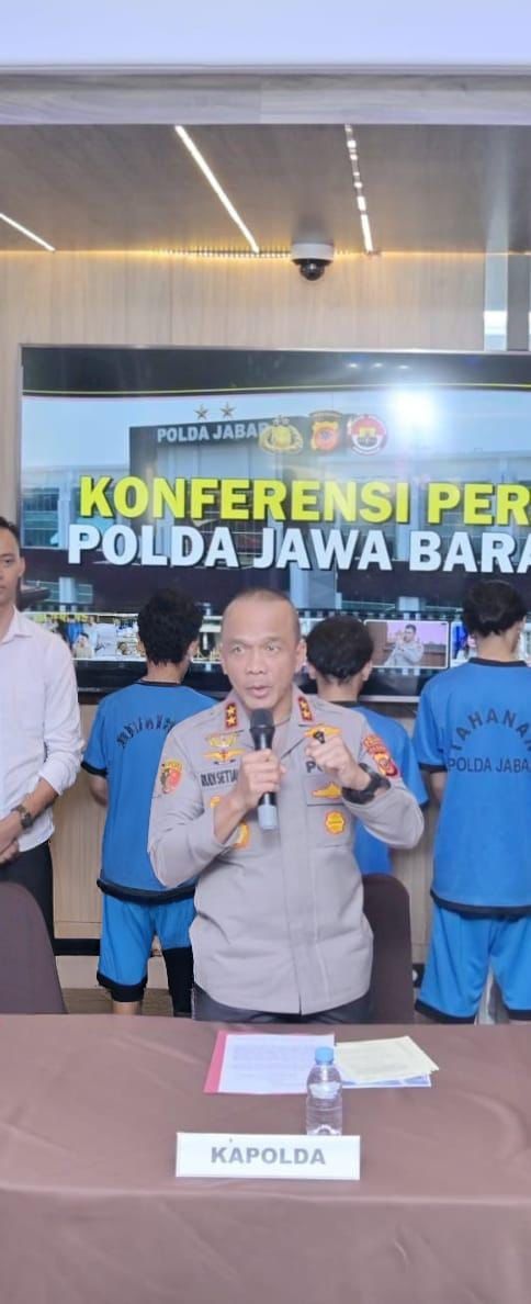 Polda Jabar Bekuk 504 Preman dalam Operasi Pekat Lodaya 2025