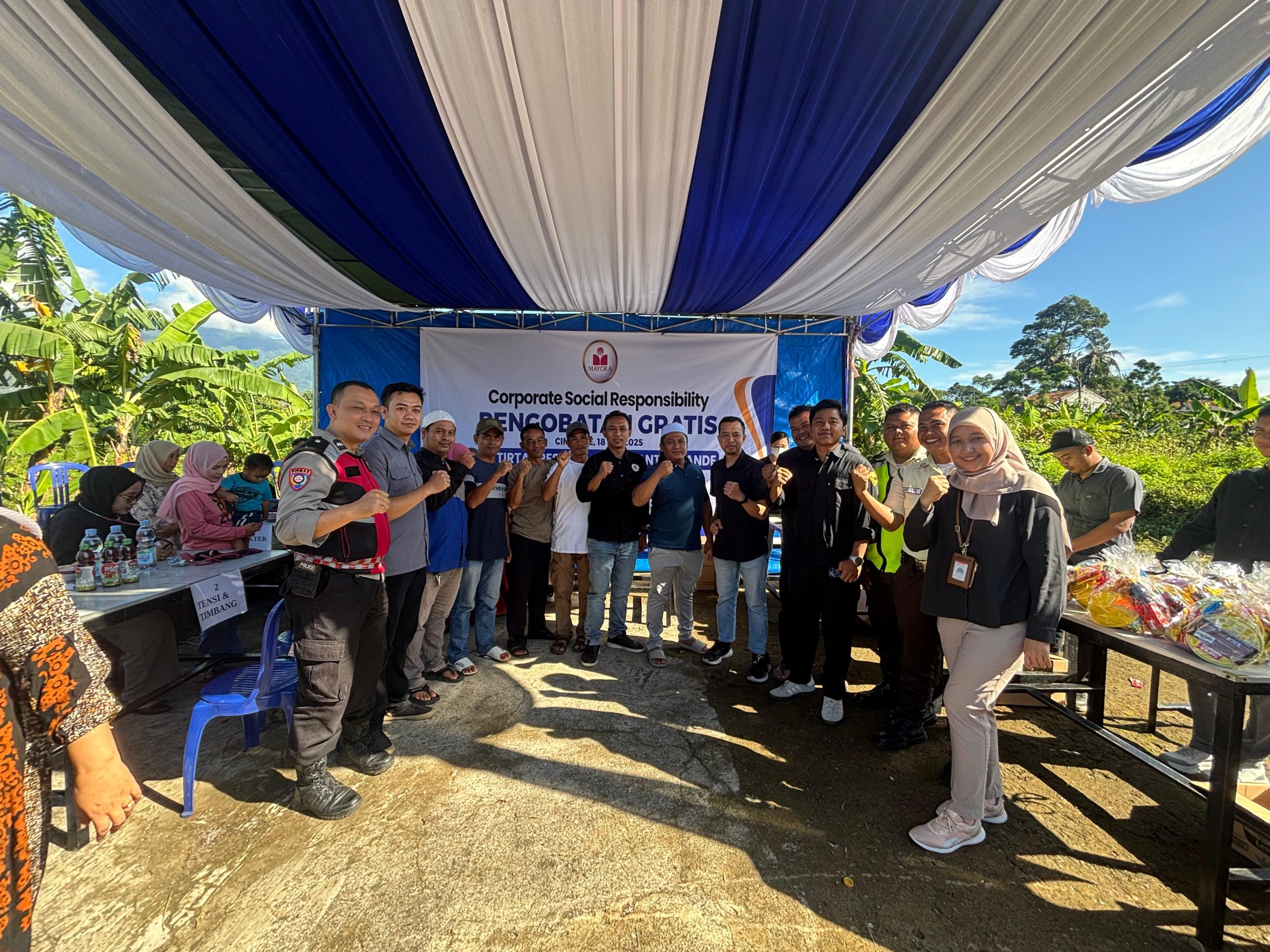 Program CSR, TFJ Cimande Gelar Pengobatan Gratis Untuk Ratusan Warga