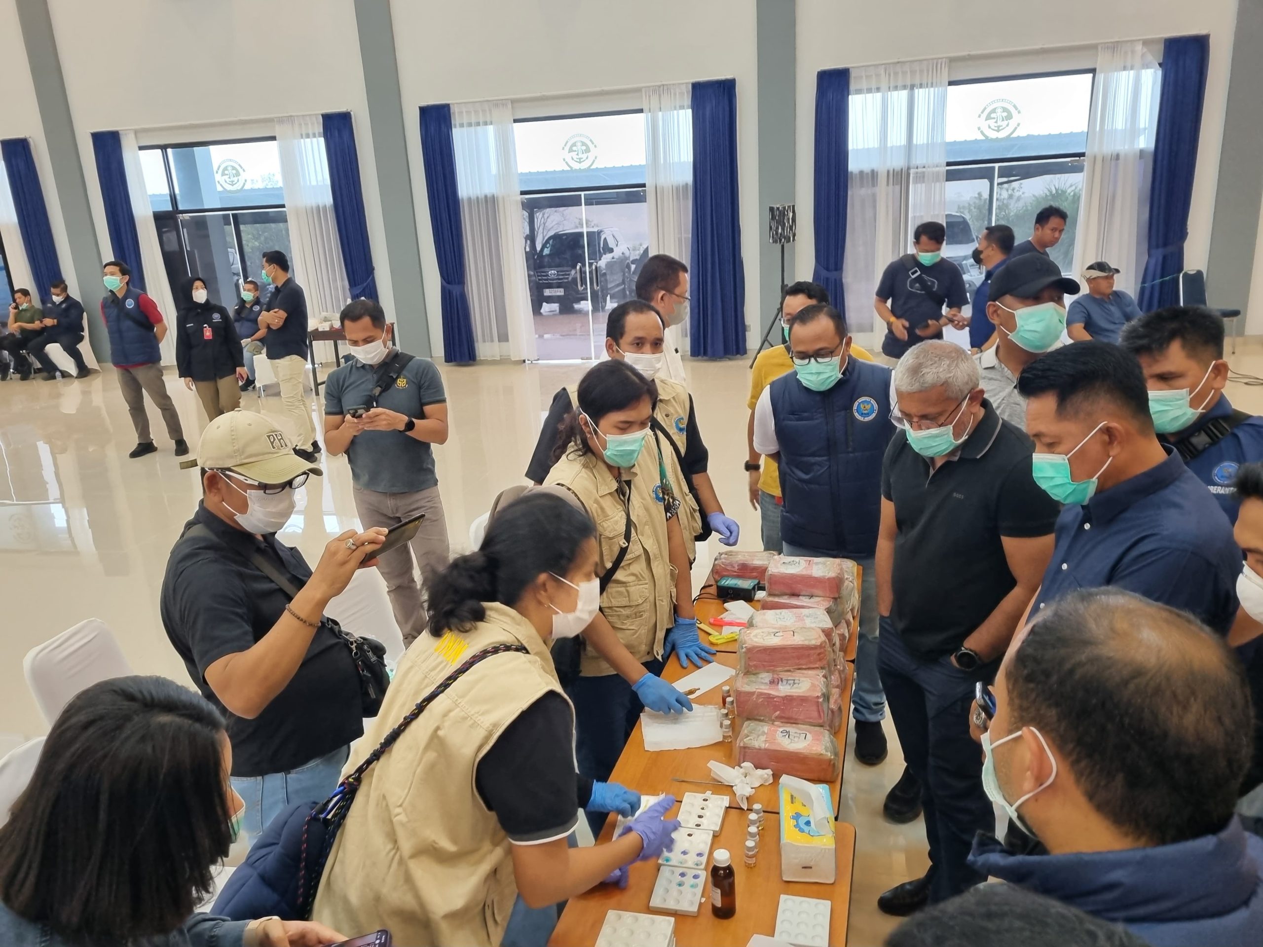 Prestasi Tertinggi di Indonesia, TNI AL Bersama BNN RI Timbang Ulang Hasil Tangkapan Narkoba 1.9 Ton Menjadi 2 Ton Lebih