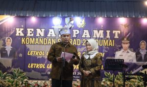 Jalin Sinergi dan Kekeluargaan, Danlanal Dumai Hadiri Acara Kenal-Pamit Komandan Satuan Radar 232 Dumai