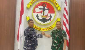 Danlanal Bintan Terima Kunjungan Silaturahmi Dandim 0315/Tanjungpinang