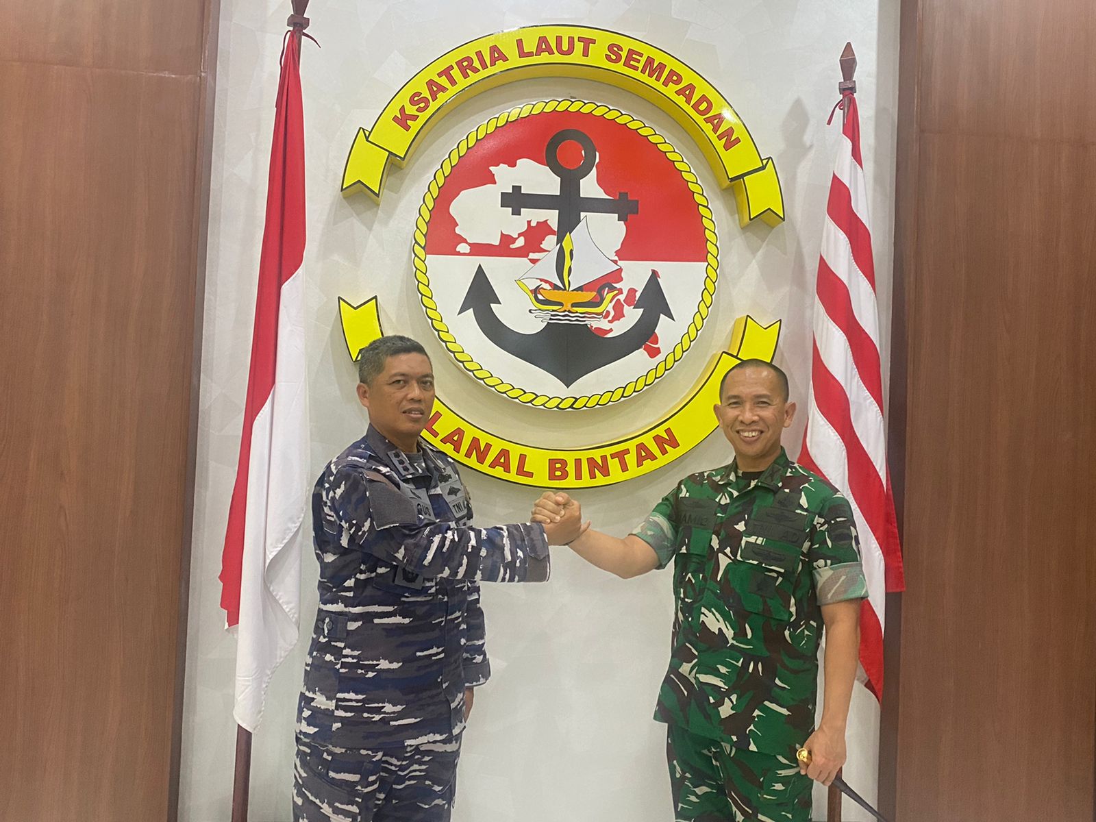 Danlanal Bintan Terima Kunjungan Silaturahmi Dandim 0315/Tanjungpinang