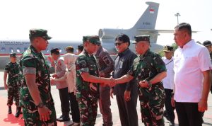 Dukung Program Ketahanan Pangan, Danlantamal I Hadiri Panen Raya Padi Bersama Panglima TNI