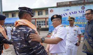 Satgas Patkor Indindo 44/25, KRI Lambung Mangkurat-374 Disambut Dengan Hangat di Kepulauan Andaman