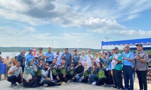 Danlanal Bintan Turut Serta Dalam Kegiatan Penanaman Pohon Rehabilitasi Lahan