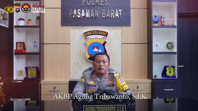 Klarifikasi Kapolres Pasaman Barat AKBP Agung Tribawanto, S.I.K Terkait Berita Miring Tambang Emas ( PETI )