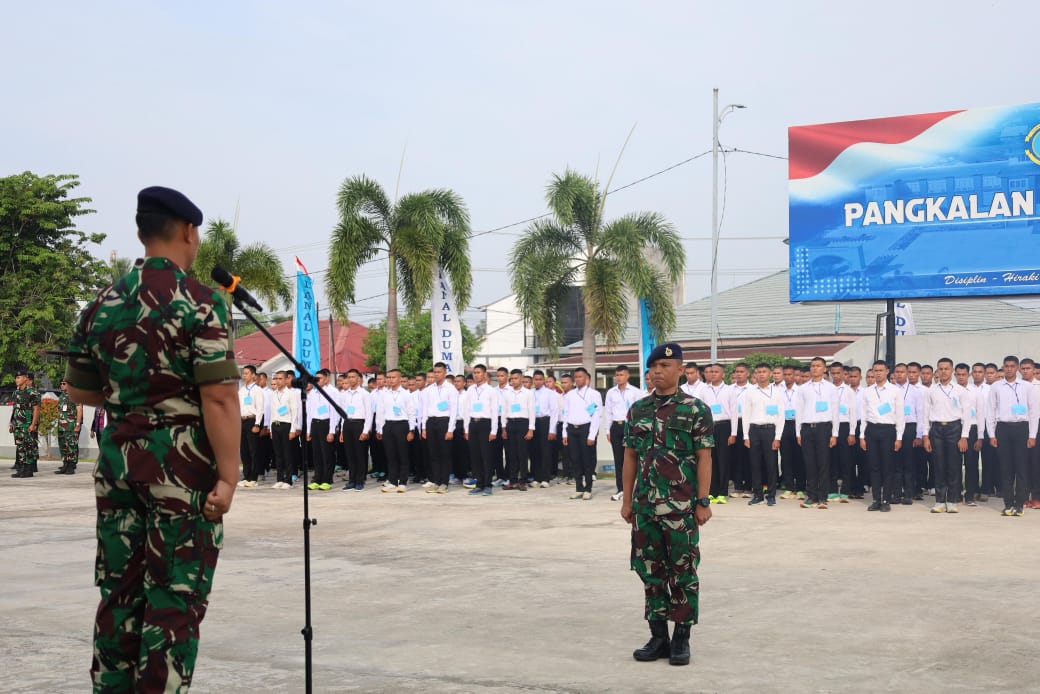 Bersih dan Transparan, Lanal Dumai Laksanakan Penandatanganan Pakta Integritas Dalam Penerimaan Calon Prajurit TNI AL