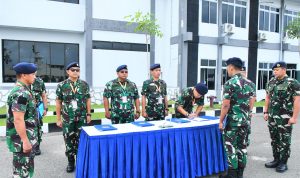Laksanakan Rekruitmen Prajurit Yang Bebas Dari KKN, Panitia Daerah Lantamal I Lakukan Penandatanganan Pakta Integritas