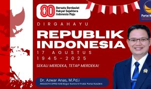 Ucapan HUT RI Ke 80, Azwar Anas Anggota DPRD Kabupaten Bogor