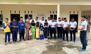 Perwira Lanal Dabo Singkep Laksanakan Kunjungan Sosial Ke Panti Jompo dan Panti Asuhan Doa Bunda