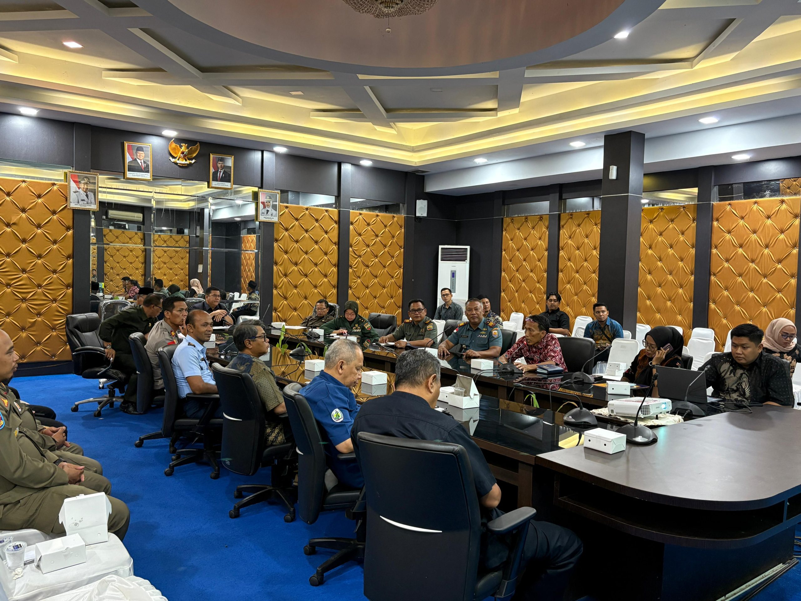 Danlanal Bintan Hadiri Rapat Persiapan HUT Kemerdekaan RI Ke-80