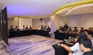 Lanal Bintan Ikuti Kegiatan Rakor Shio To Ship (STS) Labuh Jangkar Kawasan Tanjung Berakit