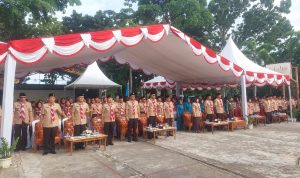 Danlanal Bintan Hadir Pada Upacara Hari Pramuka Ke-64 Tahun 2025