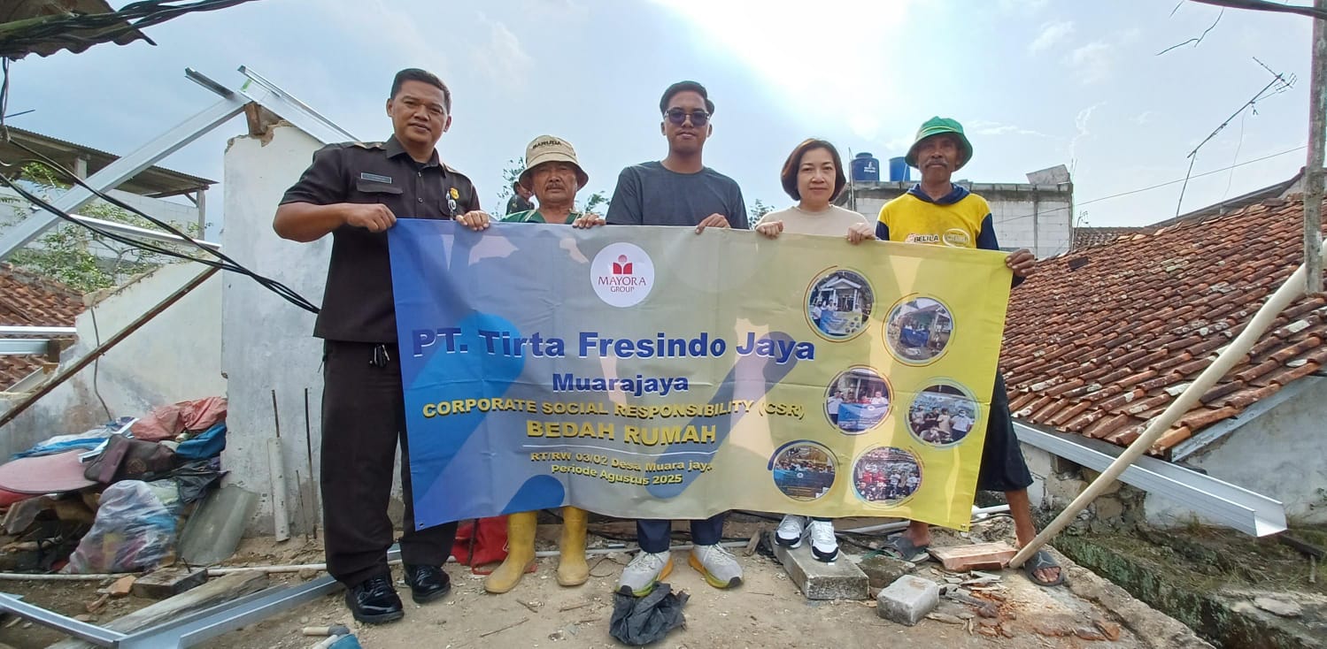 Program CSR, TFJ Muarajaya Kembali Renovasi Rumah Warga Tidak Layak Huni