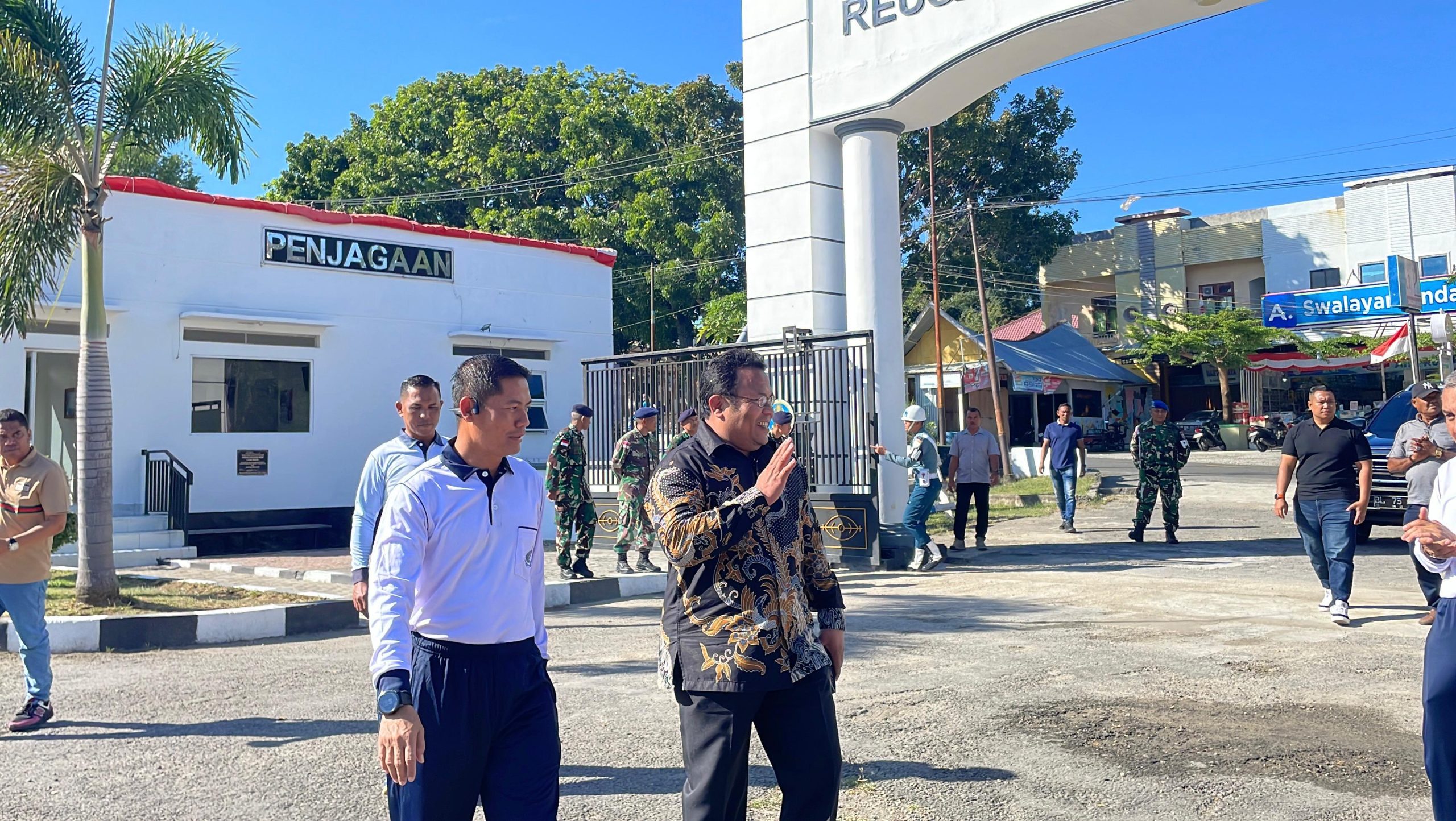 Danlanal Sabang Terima Kunjungan Walikota Sabang di Mako Lanal Sabang