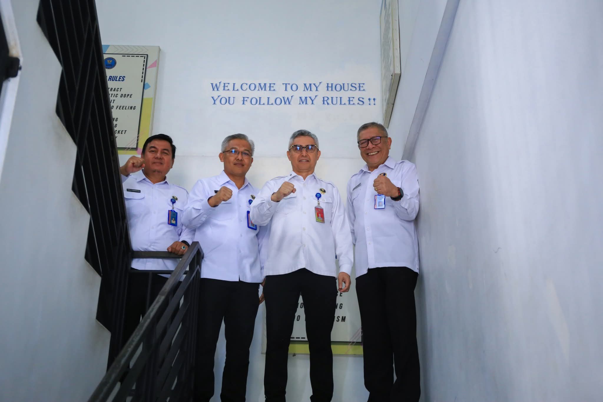 Tinjau Rumah Rehabilitasi dan Temui Jajaran, Sestama Dorong Penguatan Komitmen P4GN di Bengkulu