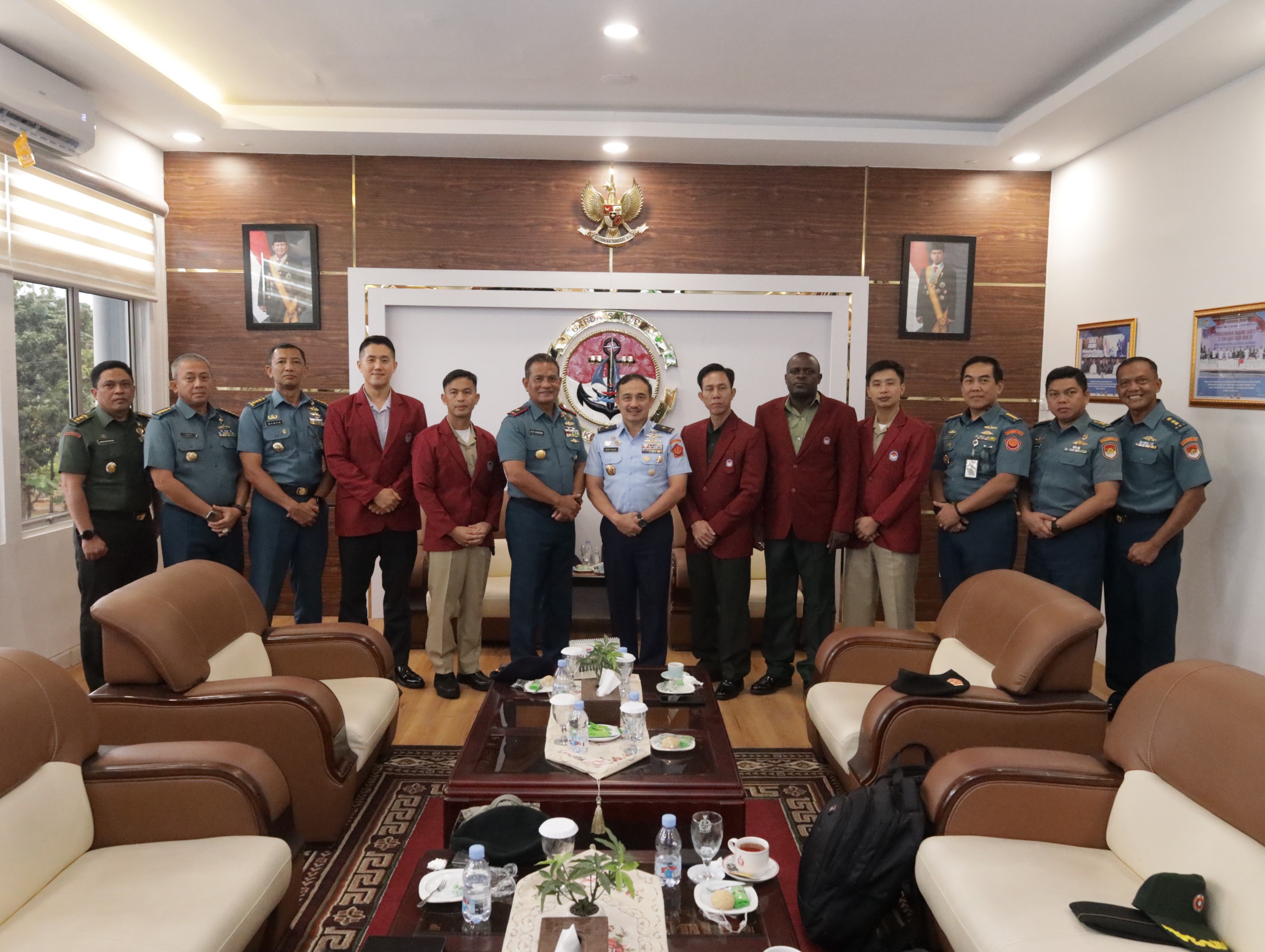 Dankodaeral IV Terima Kunjungan Audiensi Mahasiswa Unhan RI