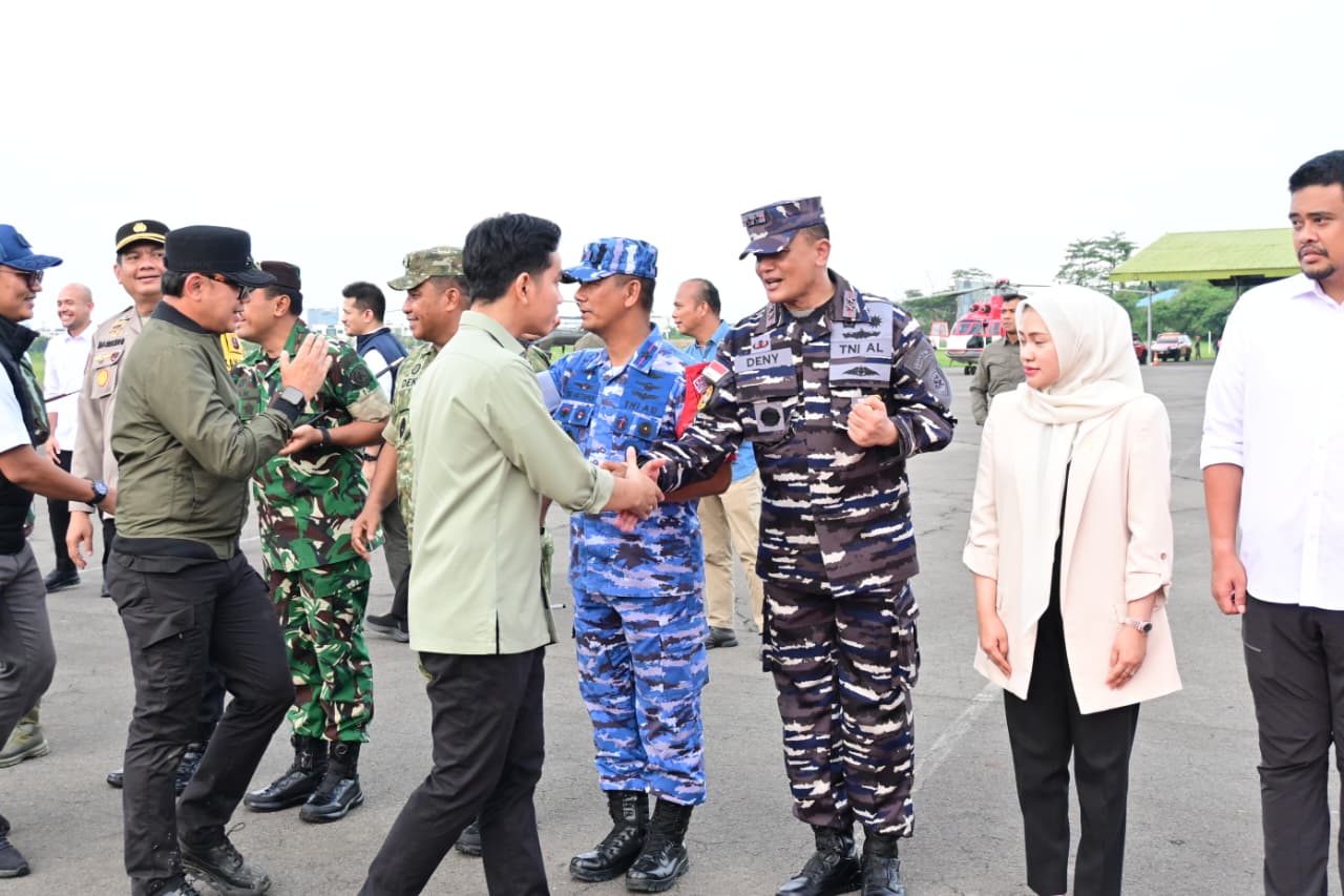 Dankodaeral I Sambut Kedatangan Wakil Presiden RI di Medan