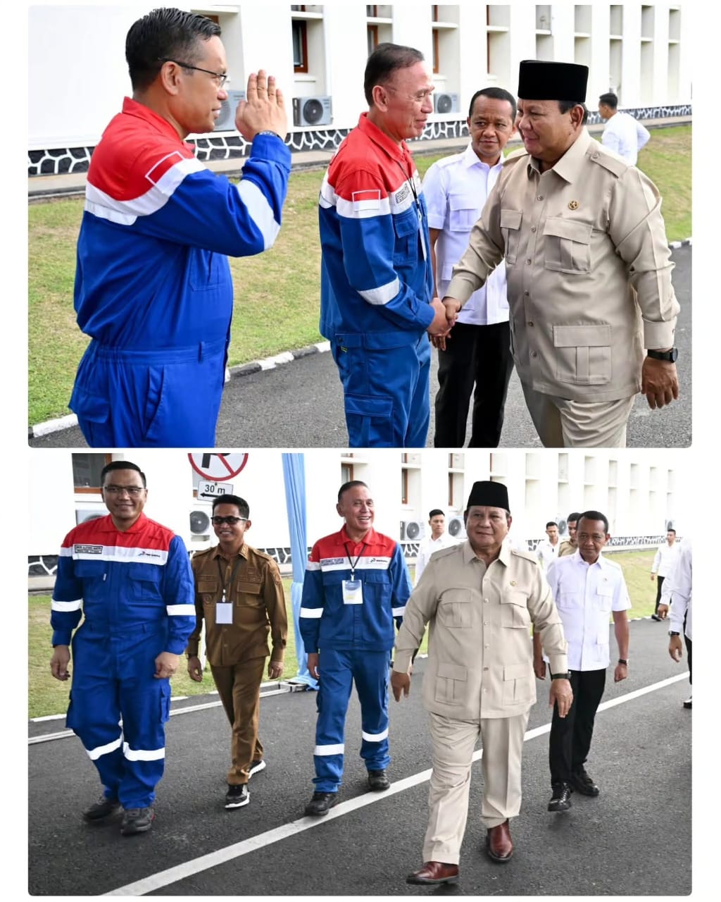 Presiden Prabowo Subianto Meresmikan Infrastruktur Energi Terintegrasi Pertamina Refinery Development Master Plan (RDMP) Balikpapan