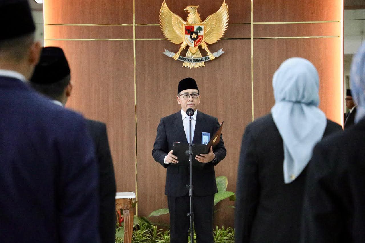 Pelantikan 7 Pejabat Pimpinan Tinggi Pratama, Administrator, dan Pengawas