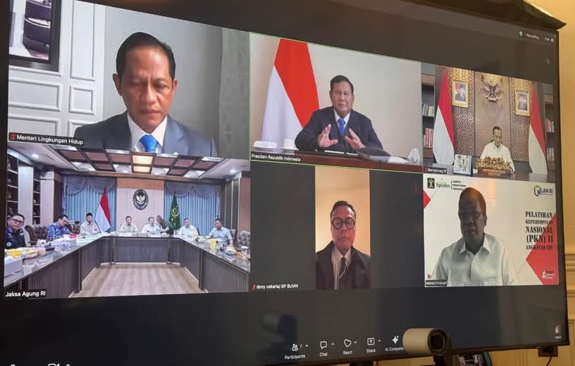 Dari London, Presiden Prabowo Pimpin Rapat Terbatas Bahas Penertiban Kawasan Hutan
