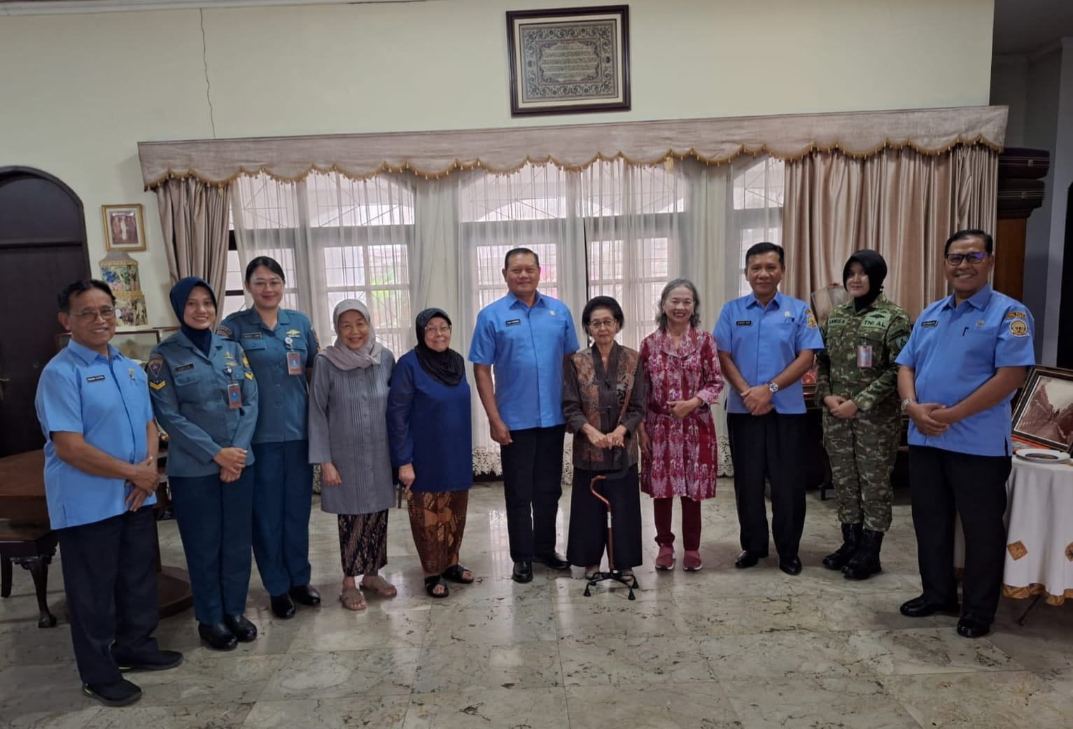 Ketua Umum PPAL Pusat Kunjungan ke Kediaman Ibu Romly Selaku Ketua Himpunan Warakawuri