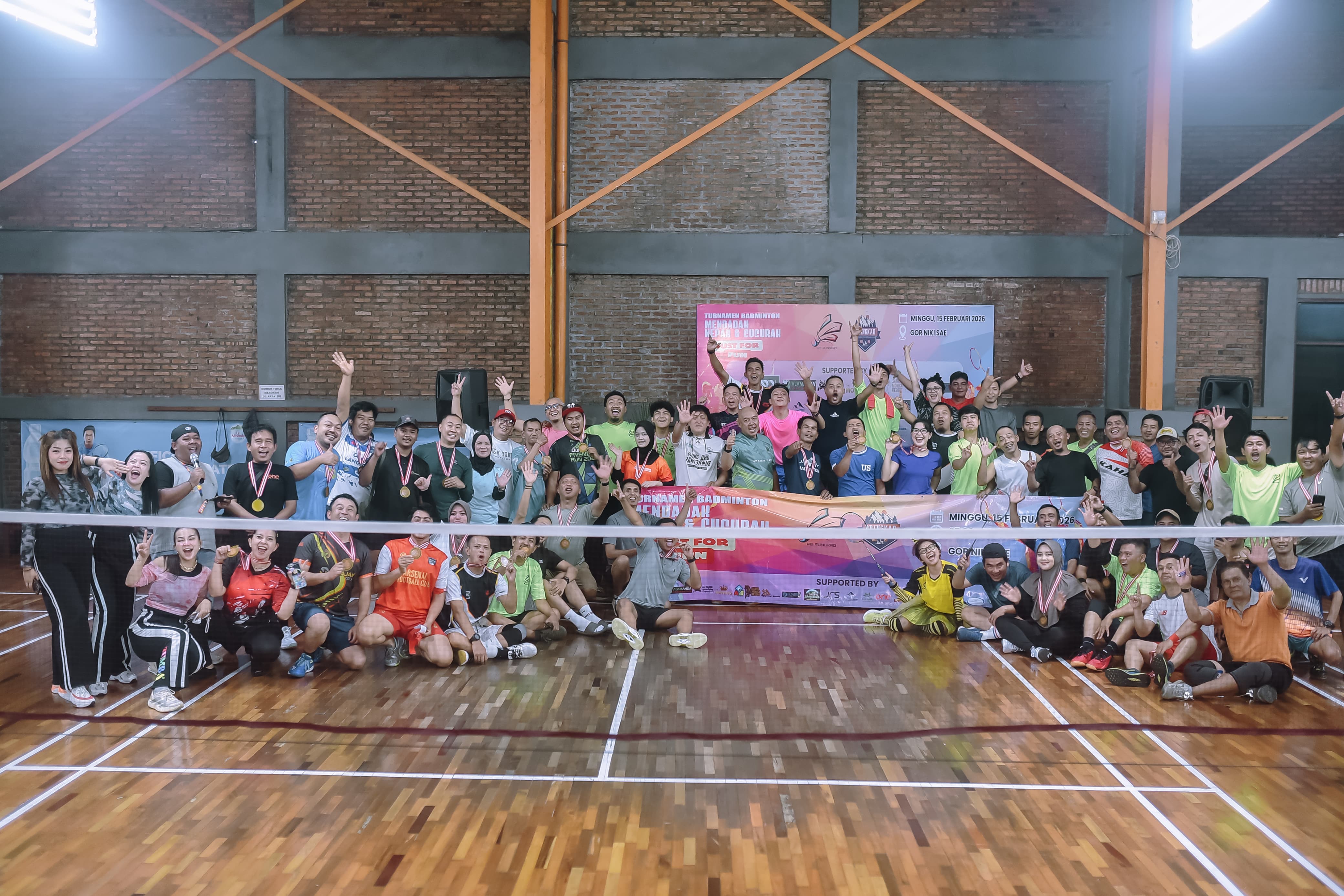 Crew Event Outdoor Bogor Gelar Turnamen Badminton dan Cucurak 2026