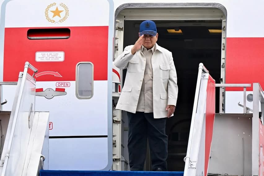 Presiden Prabowo Bertolak ke Washington DC Untuk Bertemu Presiden Trump