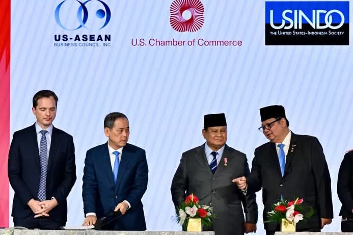 Presiden Prabowo Saksikan Penandatanganan 11 MoU Senilai 38,4 Miliar Dolar AS di Business Summit US-ABC