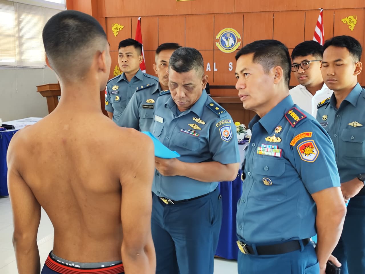 Komandan Lanal Sabang Pimpin Sidang Pantukhirda Caba PK Pria/Wan dan Cata PK Gelombang I Tahun 2026 Panda Sabang