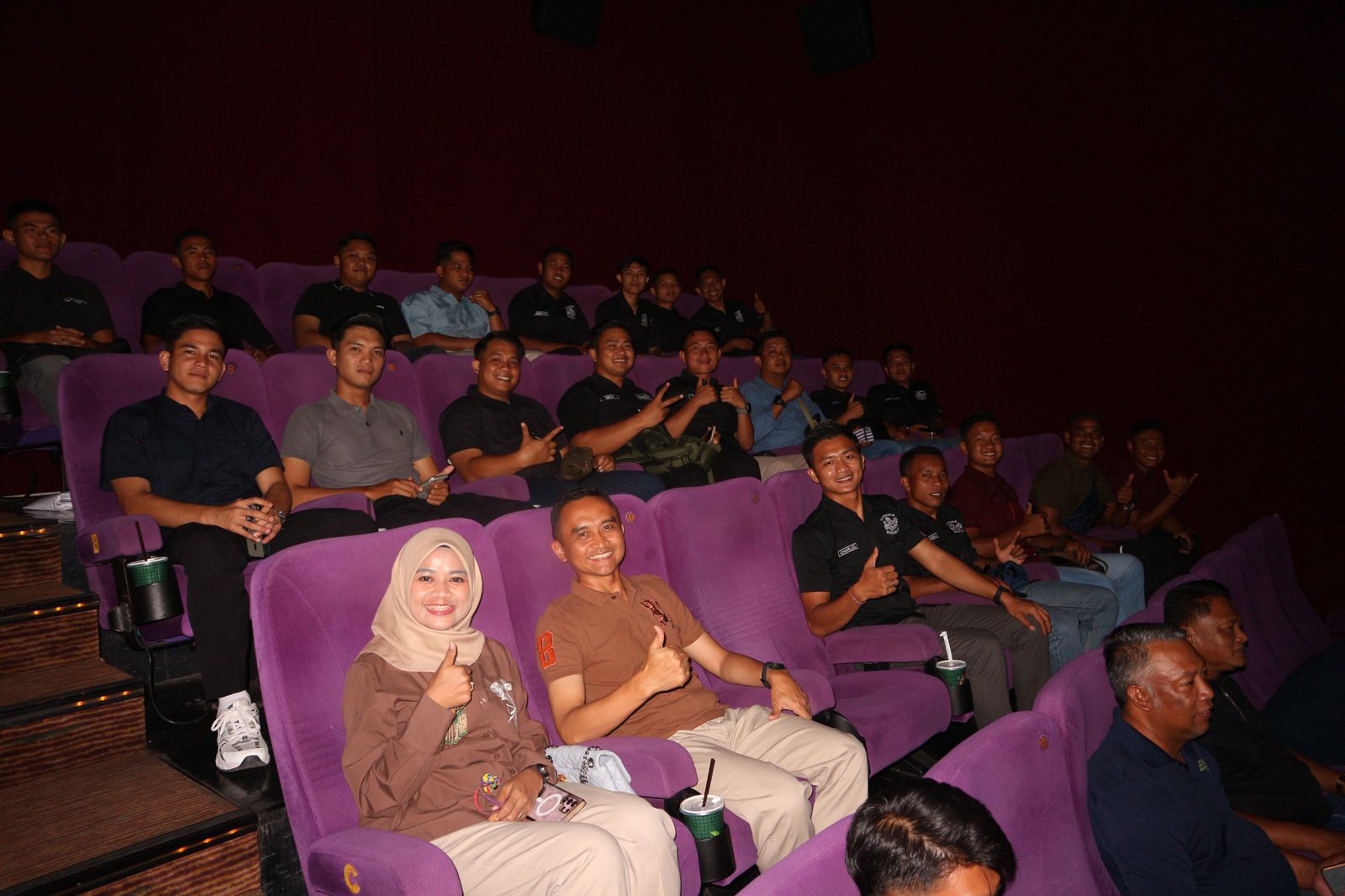 Bangkitkan Semangat Kepahlawanan, Danlanal Bintan Ajak Prajurit Nobar Film The Hostage’s Hero