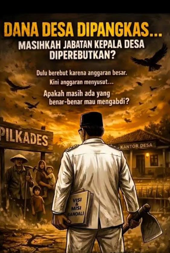 Poniran, selaku kepala desa sekaligus merangkup ketua abdesi kecamatan Tanjung sari , Diduga merekayasa anggaran dana desa demi kepentingan diri pribadi