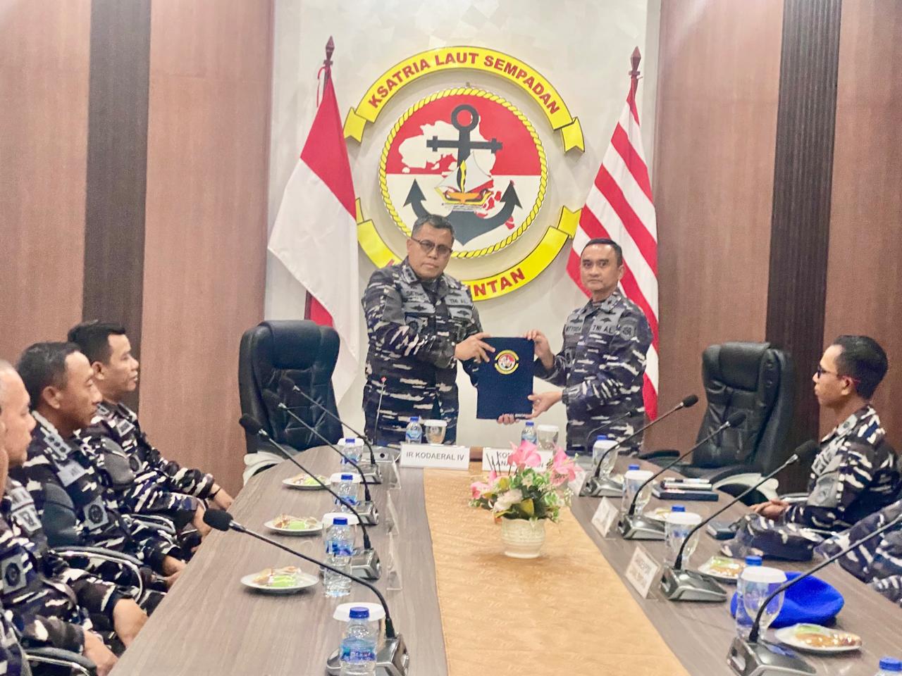 Taklimat Akhir Audit Kinerja dan Ketaatan Itkodaeral IV di Lanal Bintan