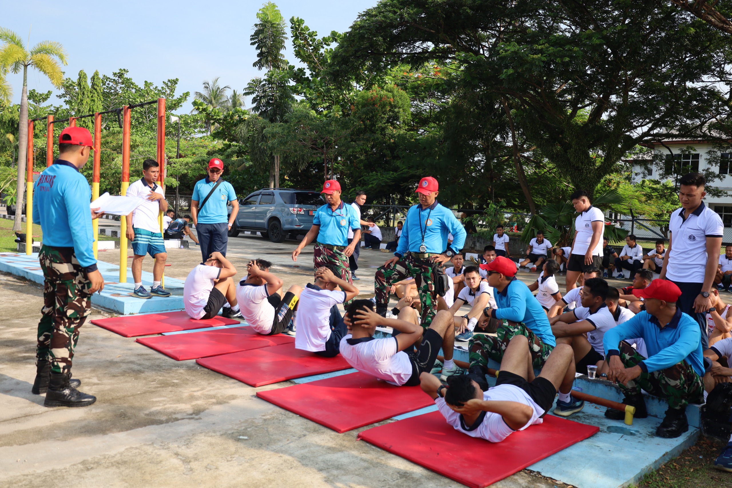 Tempa Fisik Prajurit, Lanal Dumai Gelar Samapta Periode I Tahun 2026